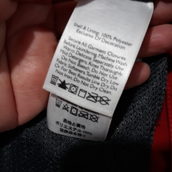 Eddie Bauer WeatherEdge Waterproof Lined Windbreaker Red Jacket Size  Me… - Picture 11 of 13